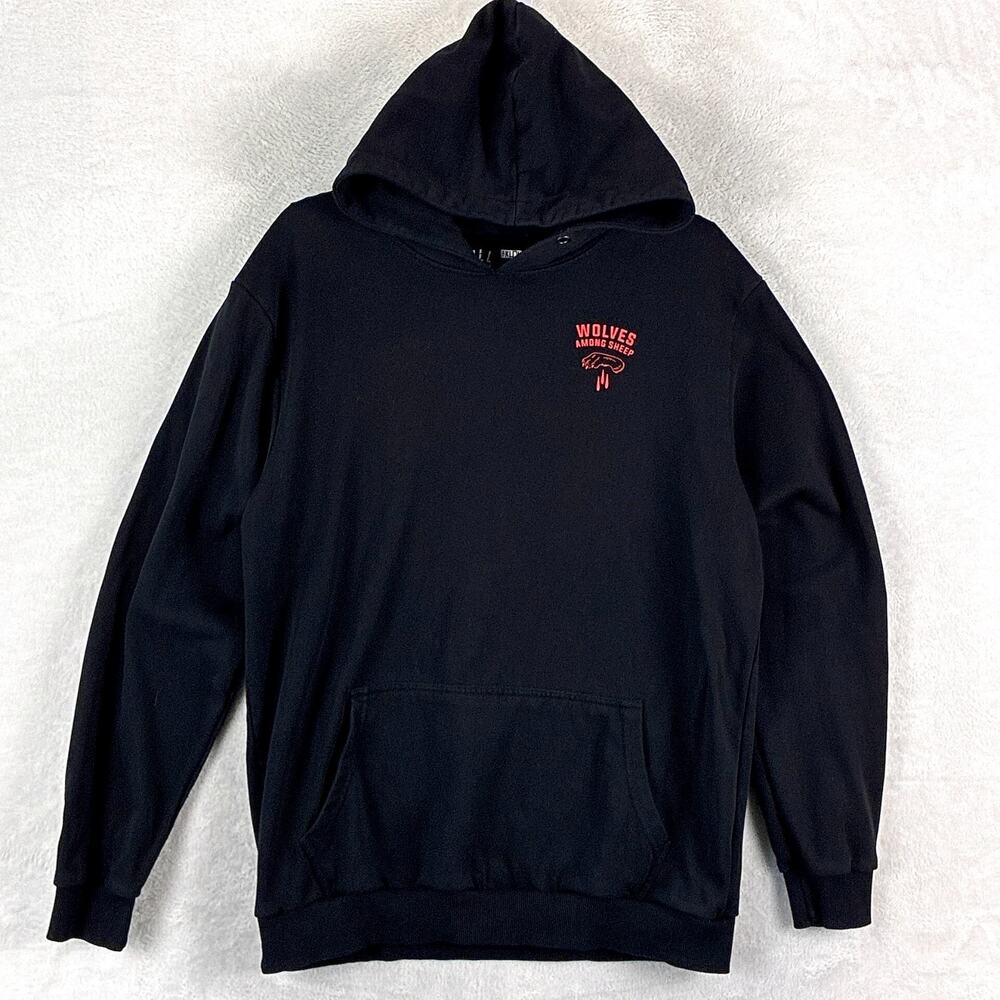 Kill Crew Hoodie Mens L Black Wolves Among Sheep Porrada Series BJJ MMA Boxing